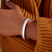 Blue Strip Bangle