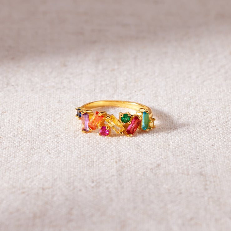 Nobody Has It All Together Rainbow Band Ring