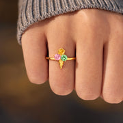 Ice Cream Birthstones Ring