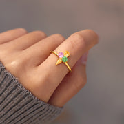 Ice Cream Birthstones Ring
