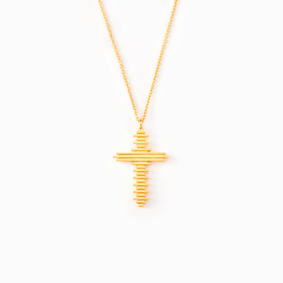 Golden Cross Necklace For Women