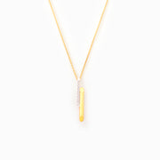 Emotional Support Duo Color Sticking Together Necklace