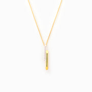 Duo Color Sticking Together Necklace