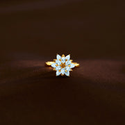 F♥ck It And Begin Again Custom Crystal Lotus Ring