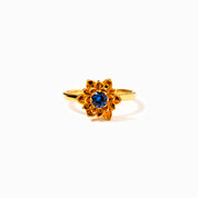 To Daughter No Mud No Lotus Custom Crystal Lotus Ring