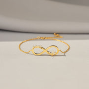 Two Names Infinity Bracelet