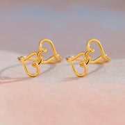 Mother & Daughter Matching Linking Hearts Ring