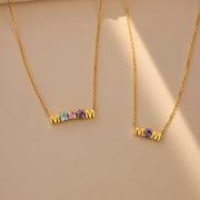 The Dog Mother 1-5 Paws Birthstones Necklace