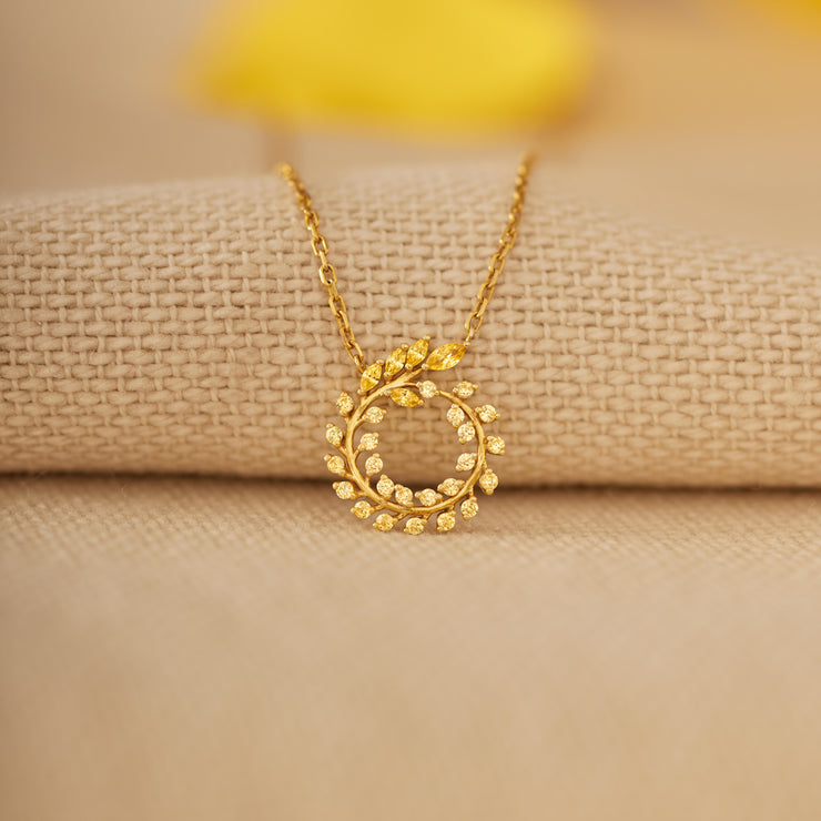 Golden Circle Necklace