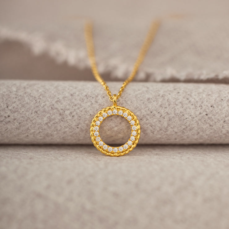 Layered Circle Necklace