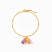 We Are Besties 2-4 Birthstone Peanut Bracelet