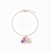 We Are Besties 2-4 Birthstone Peanut Bracelet