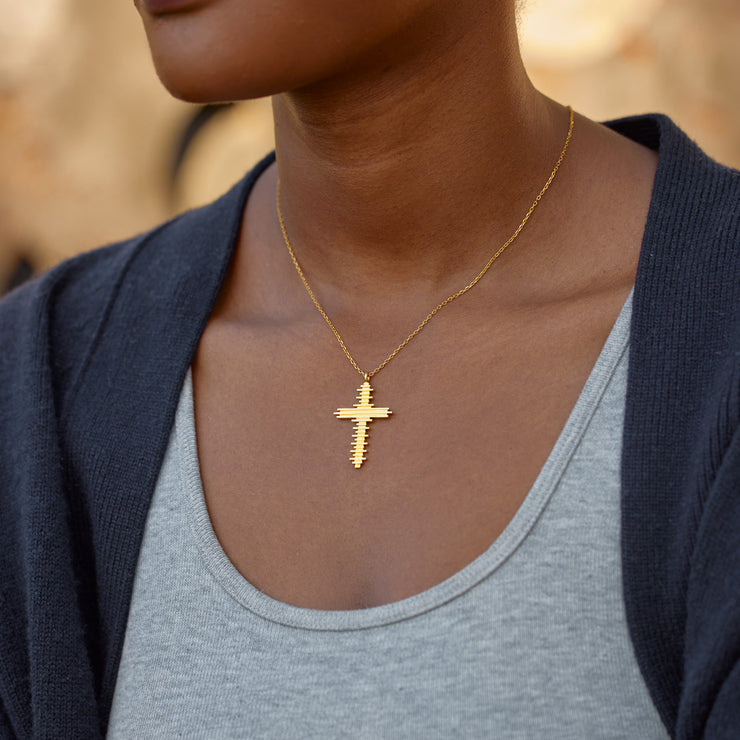 Golden Cross Necklace