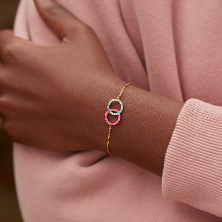 Dainty Linking Circles Bracelet