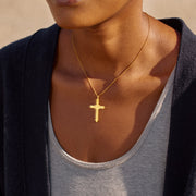 Golden Cross Necklace For Women