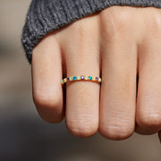 I‘ll Be There For You Colorful Opal Ring