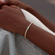 December Birthstone Tennis Bracelet