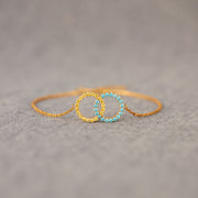 Dainty Linking Circles Bracelet