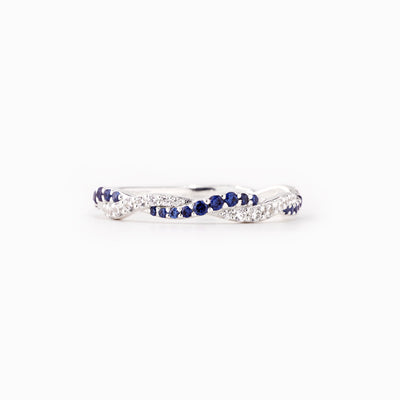 Mother & Daughter Unbreakable Bond Double Wave Ring Set