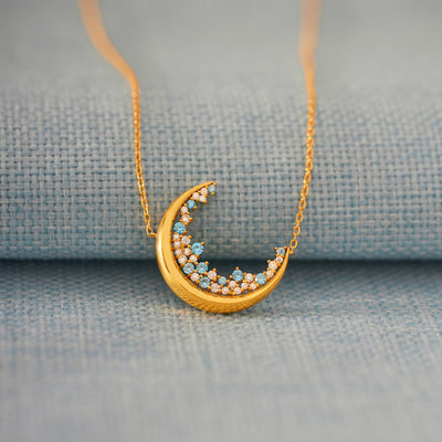 Dear Daughter Blue Moonlight Necklace