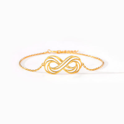 Hollow Infinity Bracelet