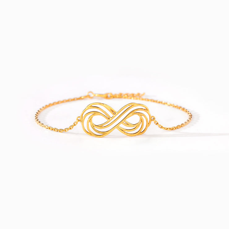 Hollow Infinity Bracelet