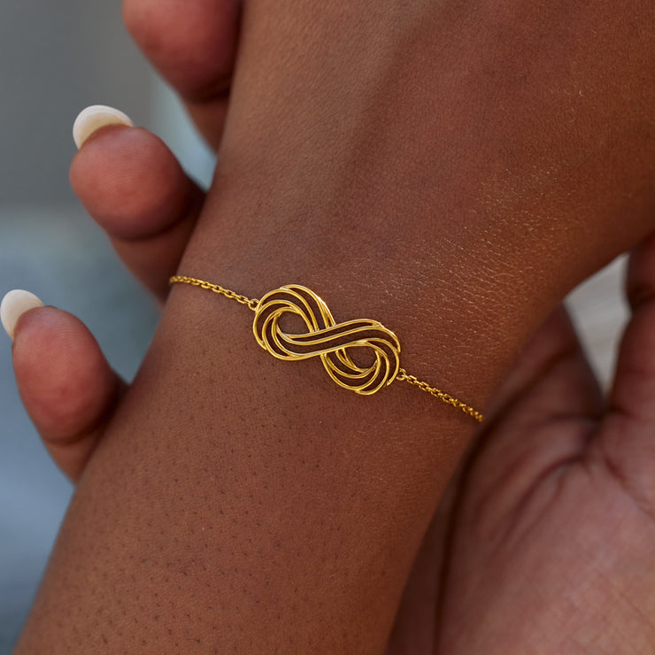 Hollow Infinity Bracelet