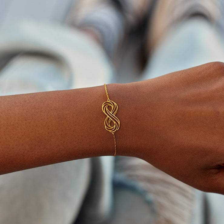 Hollow Infinity Bracelet