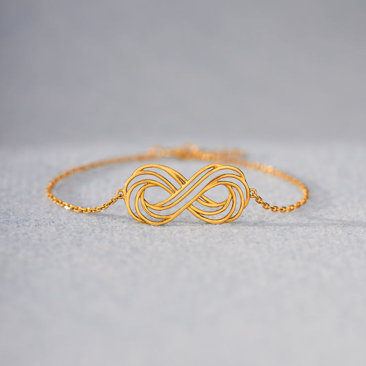 Hollow Infinity Bracelet