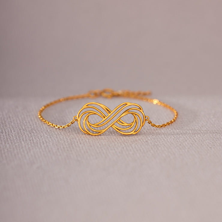 Hollow Infinity Bracelet