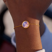 Circle Of Life Two Birthstone Circle Bracelet