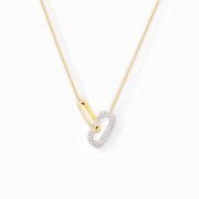 Interlocking Oval Necklace