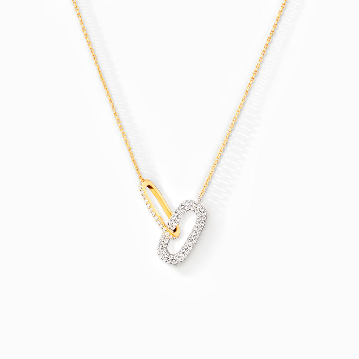 Interlocking Oval Necklace