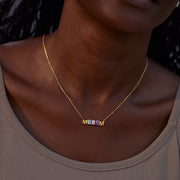 The Dog Mother 1-5 Paws Birthstones Necklace