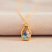 Mama's Magical Love Potion 1-5 Heart Birthstone Necklace