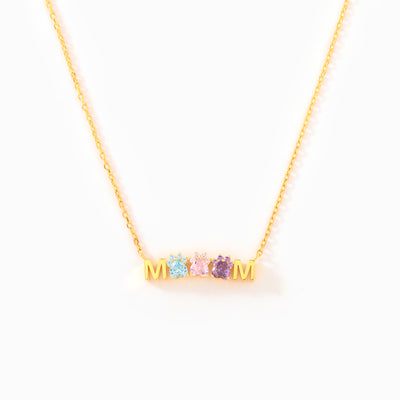 The Dog Mother 1-5 Paws Birthstones Necklace