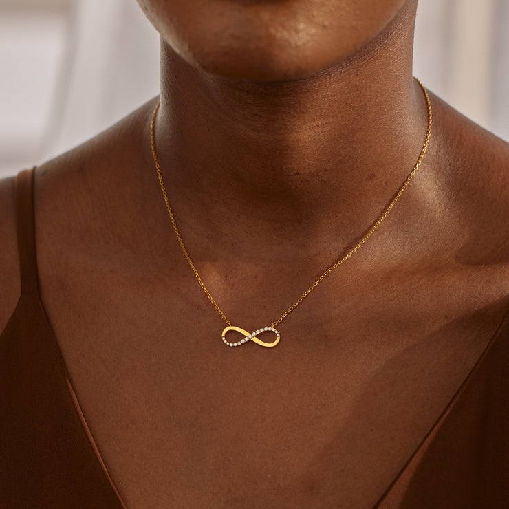 Endless Love Sparkling Infinity Necklace