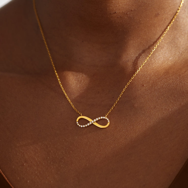 Endless Love Sparkling Infinity Necklace