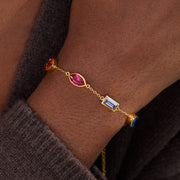 Multi-Gem Bracelet