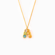 We Are Besties 1-5 Birthstone Peanut Necklace