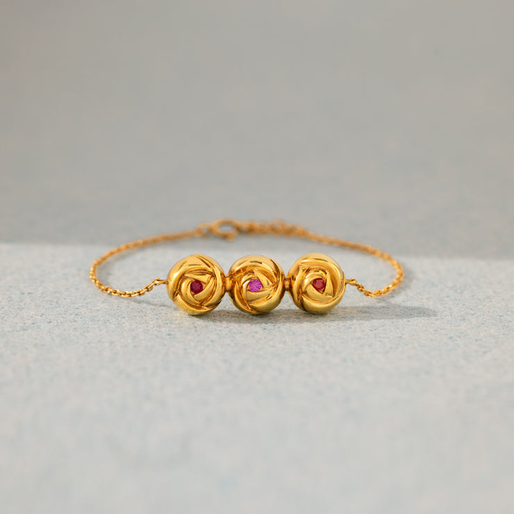 1-8 Birthstone Rose Bracelet