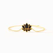 Fuck 2024 Motivational Black Lotus Bracelet