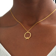 Circle Knot Necklace