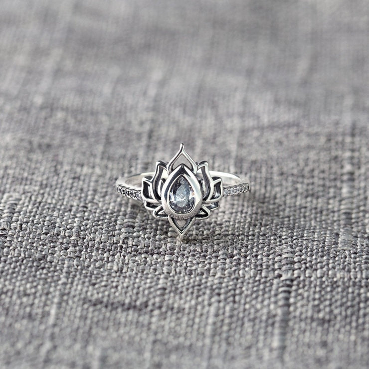Rise Above Lotus Ring