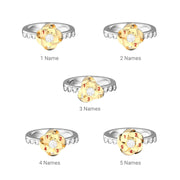 1-5 Names Knot Ring