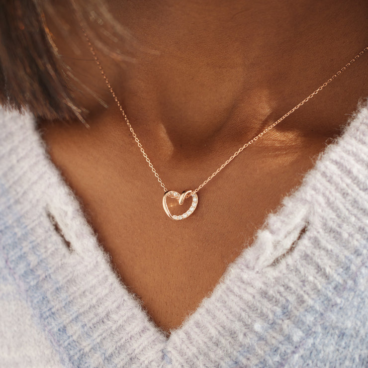 Sparkle Heart Necklace