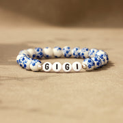 Gigi Blue Floral Porcelain Bracelet