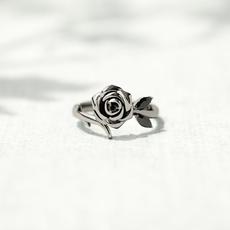 Self-Love Black Rose Ring