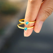 The Deepest Love Matching Mother Daughter Dainty Heart Ring