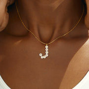 Daisy Initial Necklace